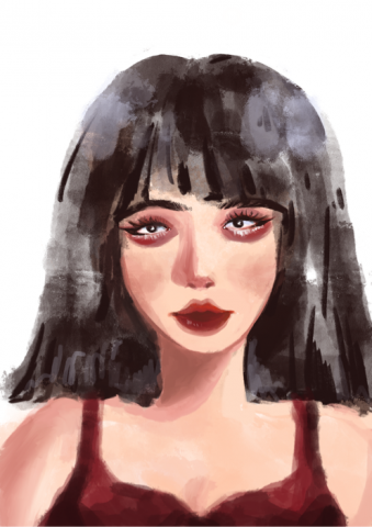 何卉婕 - 人像繪圖