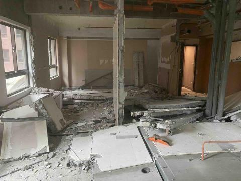 育達工程行 - 三峽 福容飯店 大修改 輕質水泥灌漿牆