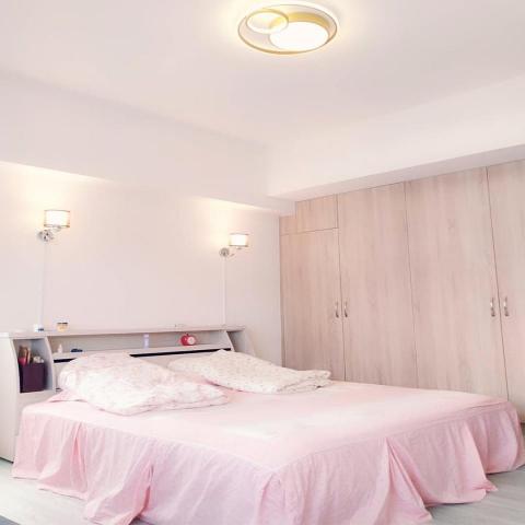 家馨室內設計公司 - 少女系北歐風，搭配流行燈飾，增添華麗美感