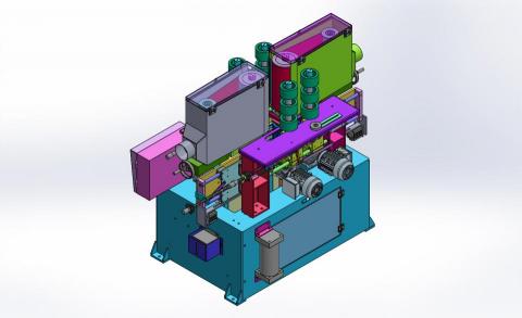仕揚機構設計 - 環帶左右砂光機