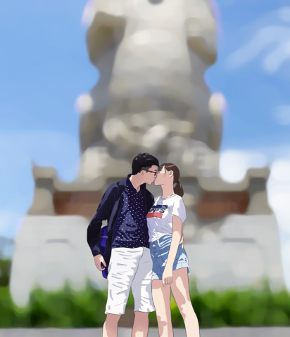 桌桌 - 人物插畫