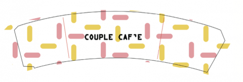 胡宇甄 - 咖啡廳杯套設計 胡宇甄 - 咖啡廳杯套設計