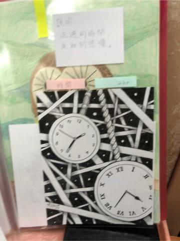 陳小姐 - 禪繞畫，時鐘