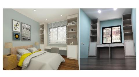 康禾設計有限公司 - 3D圖與改造後實景