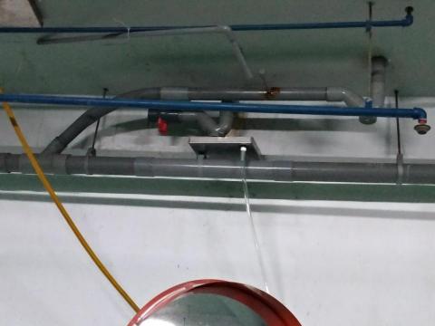 磐十水電 - 桃園某大樓地下室雨水排水管漏水更新