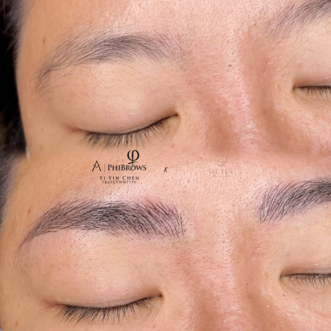 嘉義Ouyin手作飄眉霧眉fashionbrow  - PhiShading
是一種特殊的繪製眉毛的技術， 是一種視覺上幫助創建自然眉毛樣貌的工具，一條平滑的陰影線穿過基線；並填充在兩根眉毛之間，提供自然的眉毛密度及視覺清晰度，使眉毛看起來極為仿真自然

愛上從素眉到完成的過程，每一階段都讓我深陷其中

Love Makes One Brave
因為愛上這些過程，
希望給客人一對有質感的眉毛
加上內心高度的美感源於對於美的崇拜。
於是5年前創立了
Ou