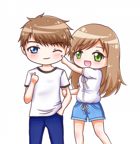 禾乃 - 情侶插圖