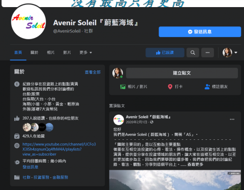 藍小姐 - FB粉專經營