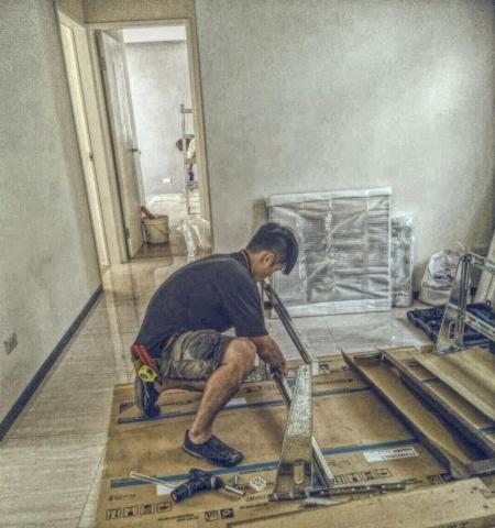 PRO 空調規劃設計 -     客戶家施作 / 地板保護 / 防塵保護