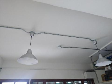 磐十水電 - 工業風管線燈光安裝