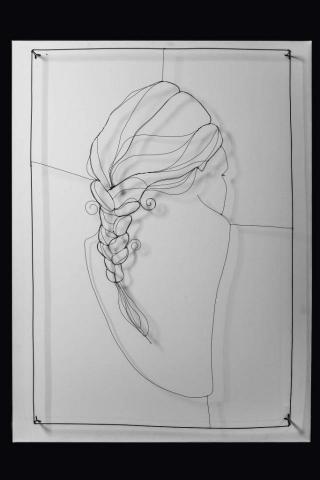 張廷碩 - 鋁線藝術 背影