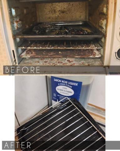 亞巨清潔企業社 - 原本客戶說烤箱洗不掉 現在一樣像新中古的一樣  