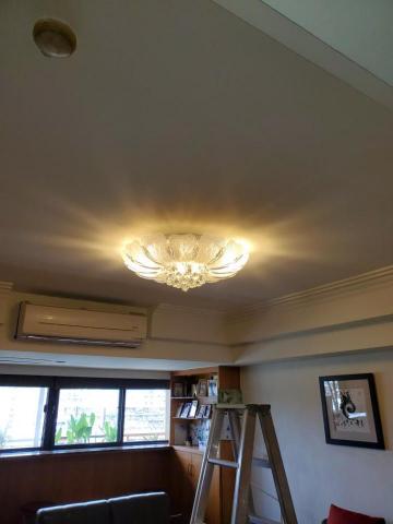 王振昌 - 代工安裝半吸頂水晶燈