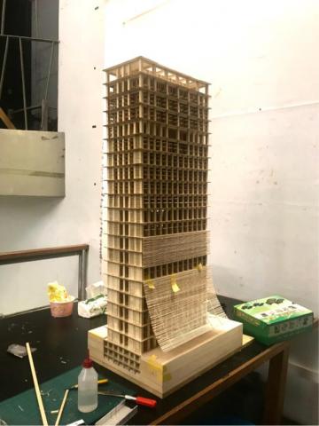 Cynthia - 展覽木製建築模型