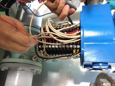 小江 - 大林電廠電動頭訊號接點異常查修