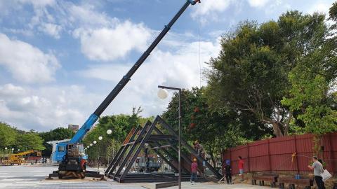 Tony Wu - 台灣設計展在新竹孔廟施工過程、成果拍攝