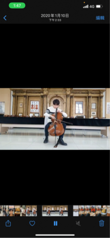 許晁維 -大提琴老師 - 在奇美博物館演奏