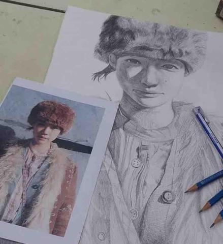 笙笙設計工作室 - 鉛筆素描人像