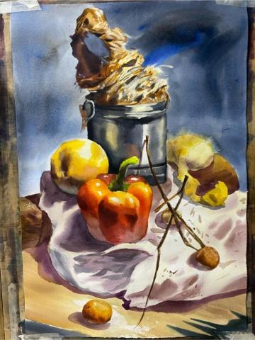 笙笙設計工作室 - 水彩靜物