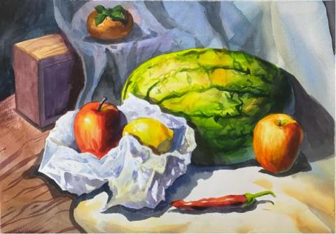 笙笙設計工作室 - 水彩靜物