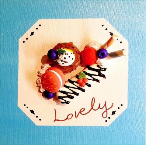 YaoYao個人工作室 - 黏土畫～《點心》