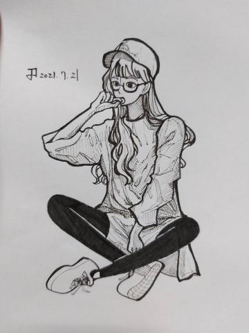 實話旅途 - 照片手繪人物