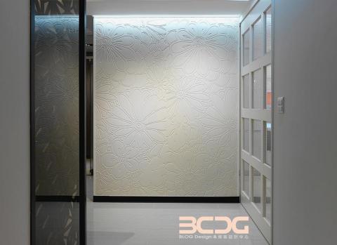 博客設計裝修中心 - 玄關背面端景圖騰