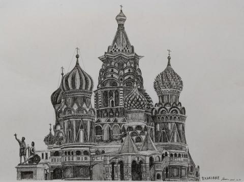 Jason - 4開copic代針筆
俄羅斯克姆布林宮