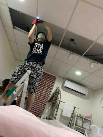 黃培陞 - 增加電燈，輕隔間加強，窗簾安裝。