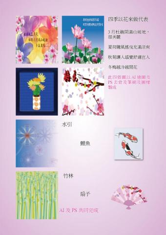 尤淑芬 - 個人用AI及PS做出的作品，顯現個人用圖表達的作品