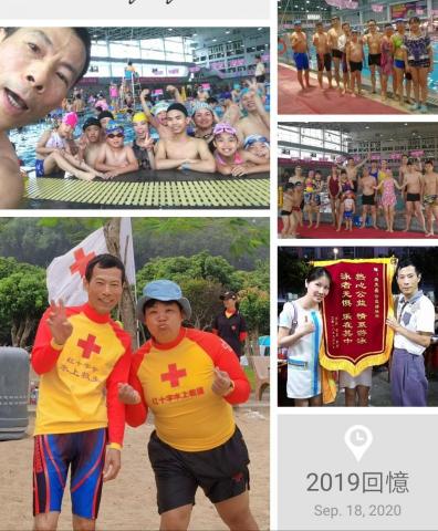 杰克教練 - 游泳群組教學留影