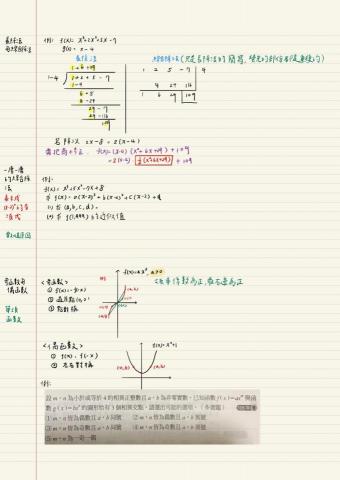 楊雅君(台大⭐專業高中/大學數學家教) - 自編講義