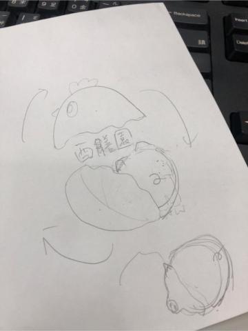 劉子瑄 - 與客戶溝通後的手稿