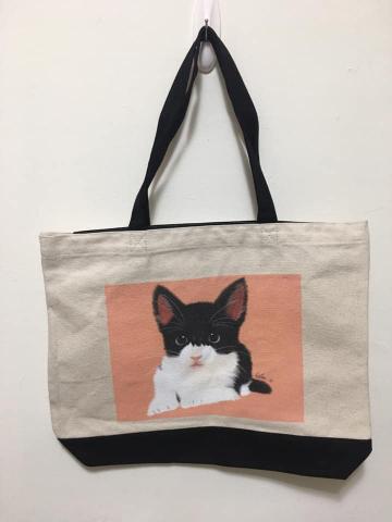 蒙姿君 - 帆布包-客製化寵物圖