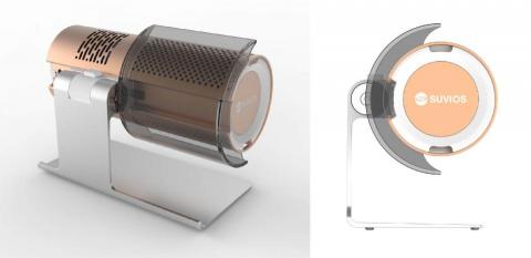 思微設計整合有限公司 - 【 Smini_醫療百變殺菌機 】
這是一個透過循環空氣 , 利用機芯中的特殊裝置 , 消滅空氣中病毒細菌等有害物質的產品 . 並因為其短小輕巧 , 故可以安置在任何環境 , 也便於隨身攜帶 .
造型上品牌端希望打造經典 , 當代最經典的產品莫過於 APPLE , 而 APPLE 則與半世紀前的德國百靈_BRAUN 師出同門 . 我們逐本溯源 , 釐清出當年百靈的設計風格為 [ 新現代主義設計 ]