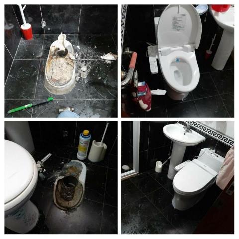磐十水電 - 馬桶更換
