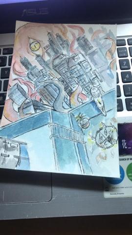 裡一一 - 自訂主題(水彩)