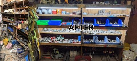 明明整理 - 工廠 | 工具間整理