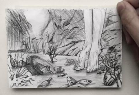 靈感游游 - 素描7