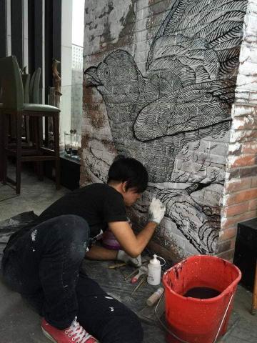 玉米平面設計工作室 - 壁畫繪製1