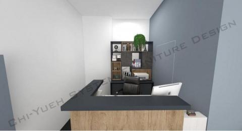 奇悅系統傢俱設計工程 - 前台局部櫃體施作