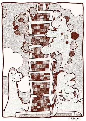 玉米平面設計工作室 - 著色本插畫設計1