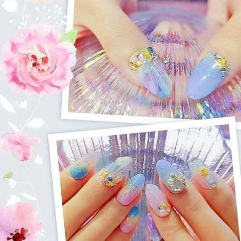 花漾美學專業美甲美睫紋繡 - 美人魚凝膠