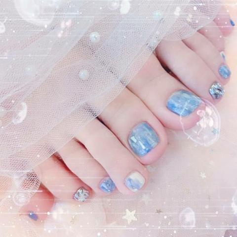 花漾美學專業美甲美睫紋繡 - 足部凝膠