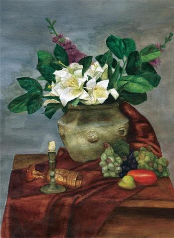 牛浩芸 - 水彩寫生，四開