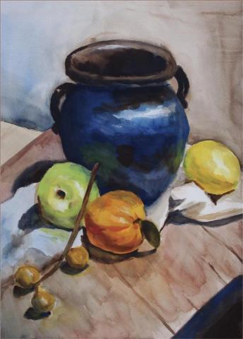 牛浩芸 - 廣告顏料、水彩，臨摹