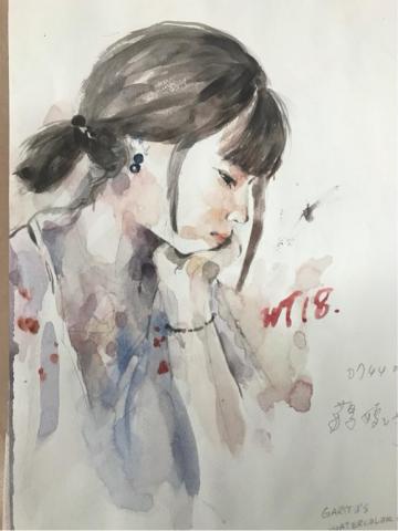 TT - 水彩人像