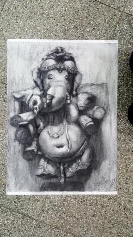 TT - 炭筆素描靜物