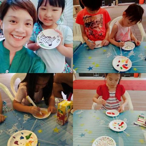 Olivia 斑馬老師 - 教學紀錄---吸管玩顏料 Olivia 斑馬老師 - 教學紀錄---吸管玩顏料