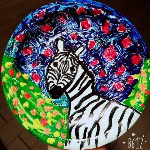 Olivia 斑馬老師 - 斑馬老師---吸管玩廣告顏料 Olivia 斑馬老師 - 斑馬老師---吸管玩廣告顏料